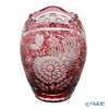 マイセン（Meissen） マイセンクリスタル 花瓶 キク（レッド） 26cm 2283／26R