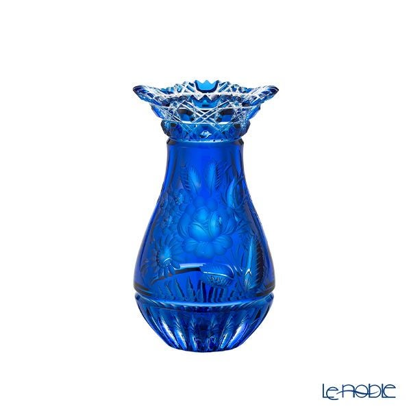 マイセン（Meissen） マイセンクリスタル 花瓶 ライトブルー 16cm MFO1420／16