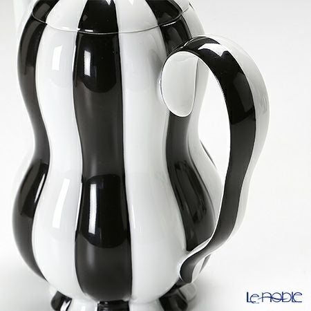 アウガルテン（AUGARTEN） メロン ブラック＆ホワイト（7027） モカポット 500ml（015）