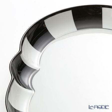 アウガルテン（AUGARTEN） メロン ブラック＆ホワイト（7027） デジュネトレイ 36×32cm（050）