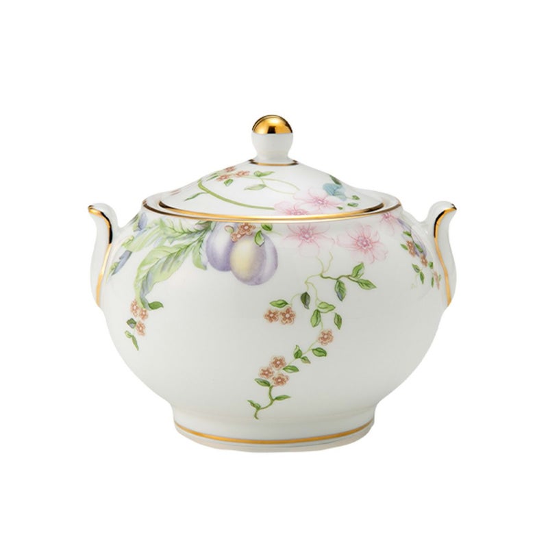 ウェッジウッド（Wedgwood） スウィートプラム シュガーボックス（ティー） L 9cm