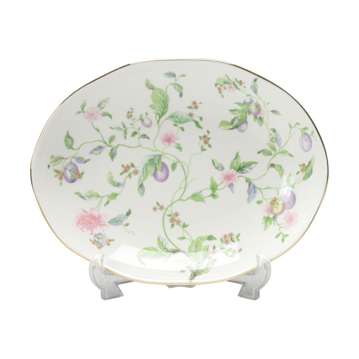 ウェッジウッド（Wedgwood） スウィートプラム オーバルディッシュ 25cm