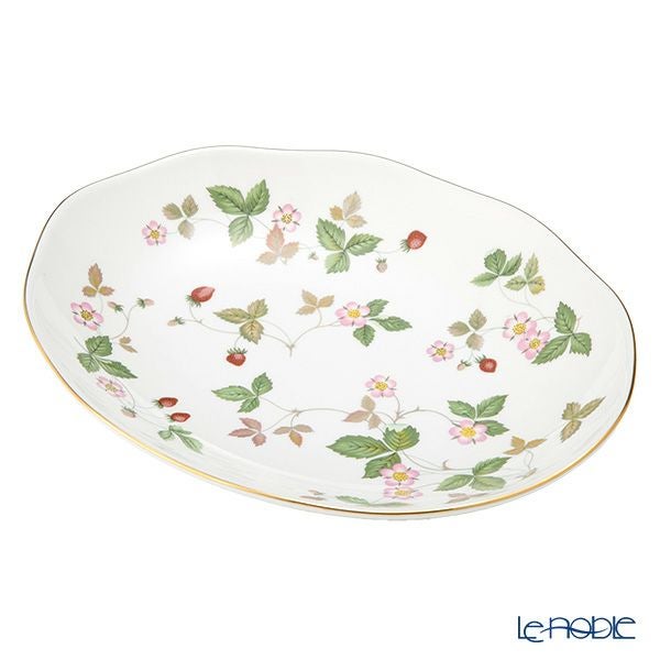 ウェッジウッド（Wedgwood） ワイルドストロベリー オーバルディッシュ 25cm
