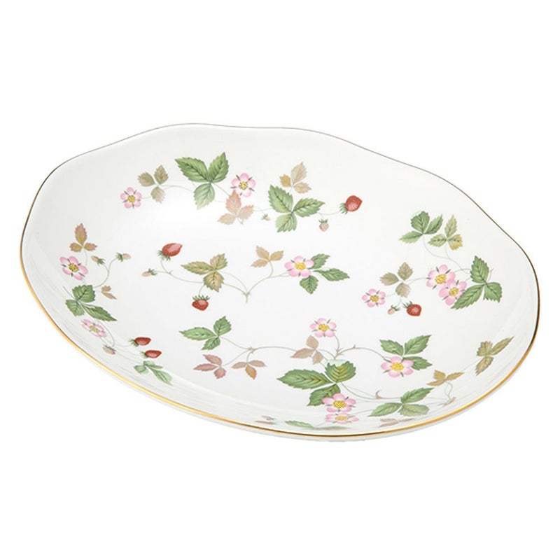 ウェッジウッド（Wedgwood） ワイルドストロベリー オーバルディッシュ 25cm