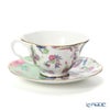 ウェッジウッド（Wedgwood） バタフライブルーム ティーカップ＆ソーサー グリーン