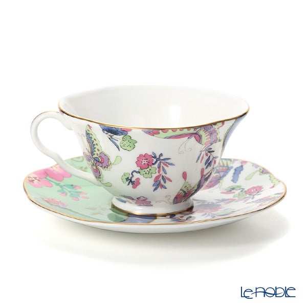 ウェッジウッド（Wedgwood） バタフライブルーム ティーカップ＆ソーサー グリーン