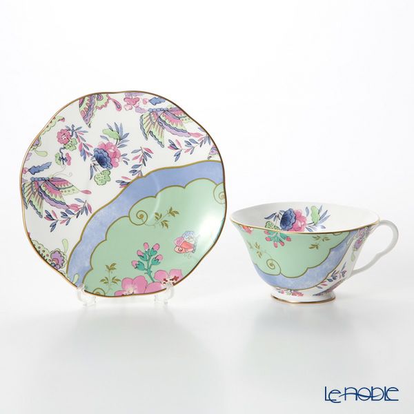 ウェッジウッド（Wedgwood） バタフライブルーム ティーカップ＆ソーサー グリーン