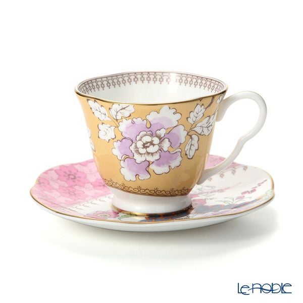 ウェッジウッド（Wedgwood） バタフライブルーム ティーカップ＆ソーサー イエロー
