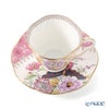 ウェッジウッド（Wedgwood） バタフライブルーム ティーカップ＆ソーサー イエロー