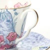 ウェッジウッド（Wedgwood） バタフライブルーム ティーカップ＆ソーサー ブルー／ピンク