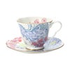 ウェッジウッド（Wedgwood） バタフライブルーム ティーカップ＆ソーサー ブルー／ピンク