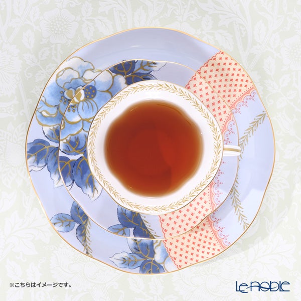 ウェッジウッド（Wedgwood） バタフライブルーム ティーカップ＆ソーサー ブルー
