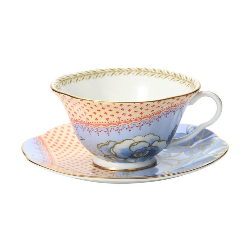 ウェッジウッド（Wedgwood） バタフライブルーム ティーカップ＆ソーサー ブルー