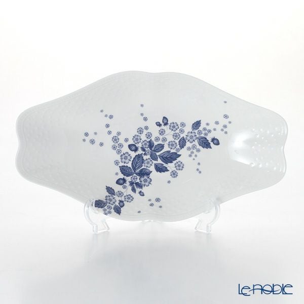 ウェッジウッド（Wedgwood） ストロベリーブルームインディゴ マルチディッシュ 31×17cm