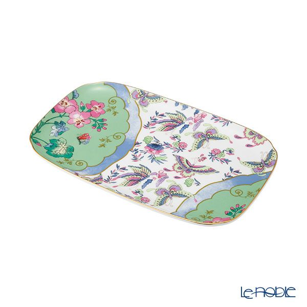 ウェッジウッド（Wedgwood） バタフライブルーム サンドイッチトレイ 25×15cm