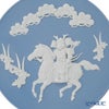 ウェッジウッド（Wedgwood） ジャスパー リトルサムライプレート 18.5cm【プレートスタンド、プレートハンガー付き】