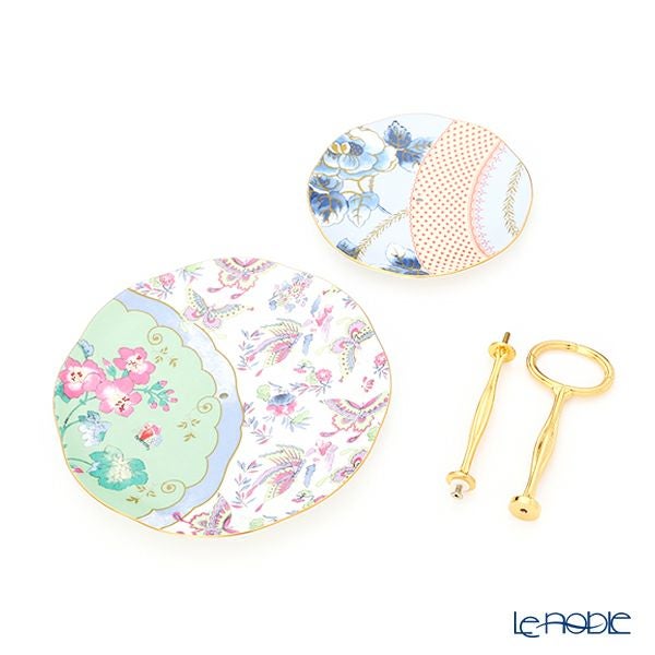 ウェッジウッド（Wedgwood） バタフライブルーム 2段ケーキスタンド 組立式