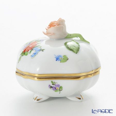 ヘレンド チューリップの花束 06179-0-09 スクエアボックス（ローズ）