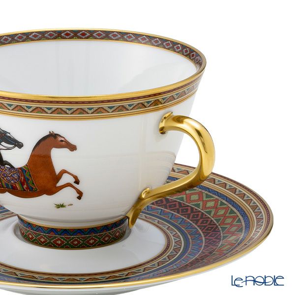 エルメス（HERMES） シュヴァルドリアン ティーカップ＆ソーサー 230ml No.1 ソーサー赤