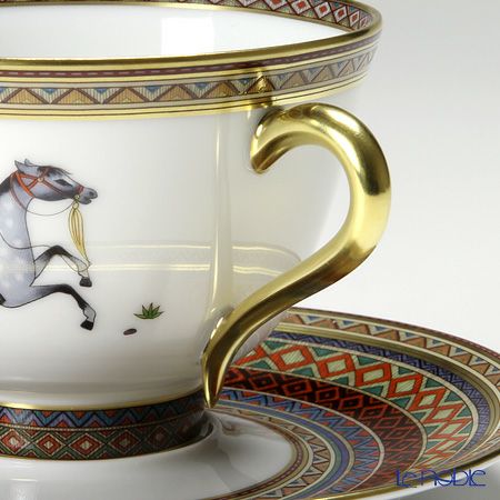 エルメス（HERMES） シュヴァルドリアン ティーカップ＆ソーサー 230ml No.2 ソーサー赤