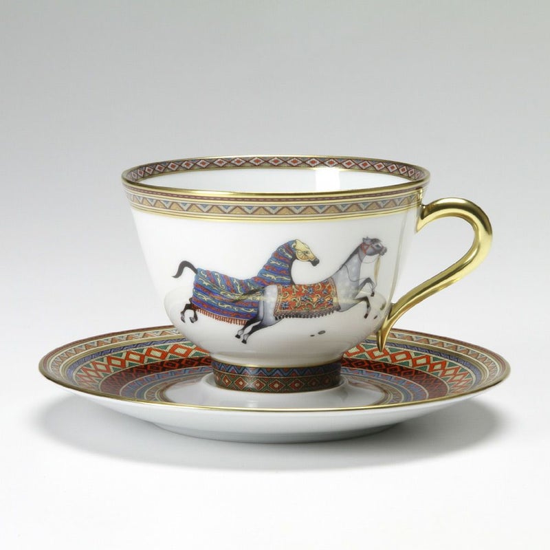 エルメス（HERMES） シュヴァルドリアン ティーカップ＆ソーサー 230ml No.2 ソーサー赤