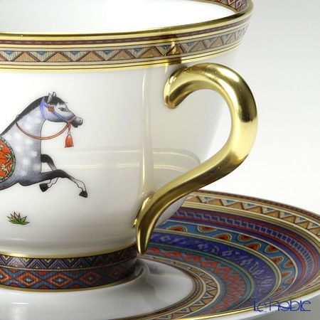 エルメス（HERMES） シュヴァルドリアン ティーカップ＆ソーサー 230ml No.5 ソーサー青