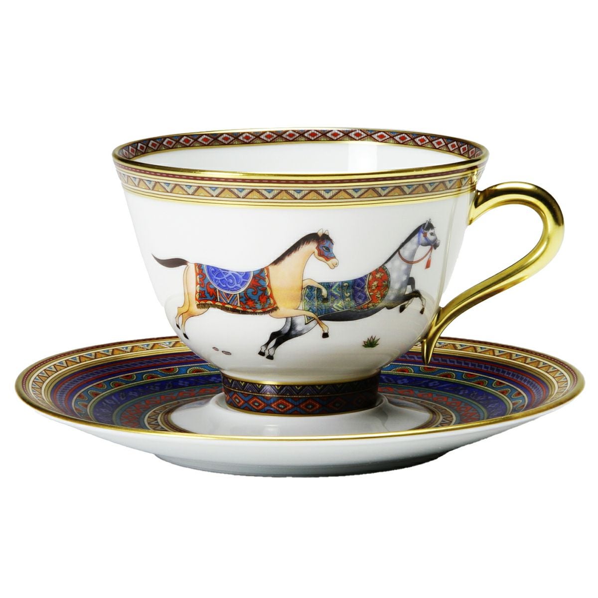 エルメス（HERMES） シュヴァルドリアン ティーカップ＆ソーサー 230ml No.5 ソーサー青