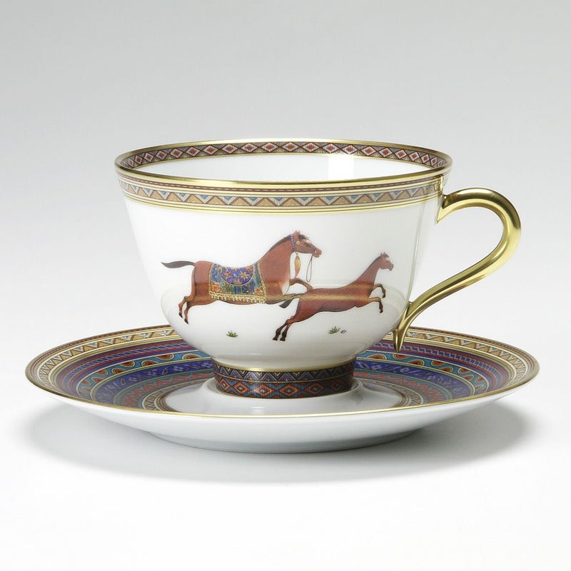 エルメス（HERMES） シュヴァルドリアン ティーカップ＆ソーサー 230ml No.6 ソーサー青