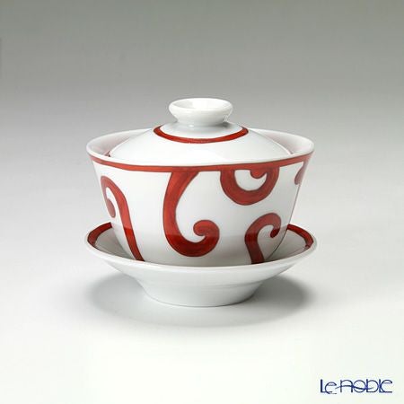 エルメス（HERMES） ガダルキヴィール コレクション アジアティック ティーカップ（ふた、ソーサー付） 130ml