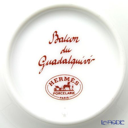 エルメス（HERMES） ガダルキヴィール コレクション アジアティック ティーカップ（ふた、ソーサー付） 130ml