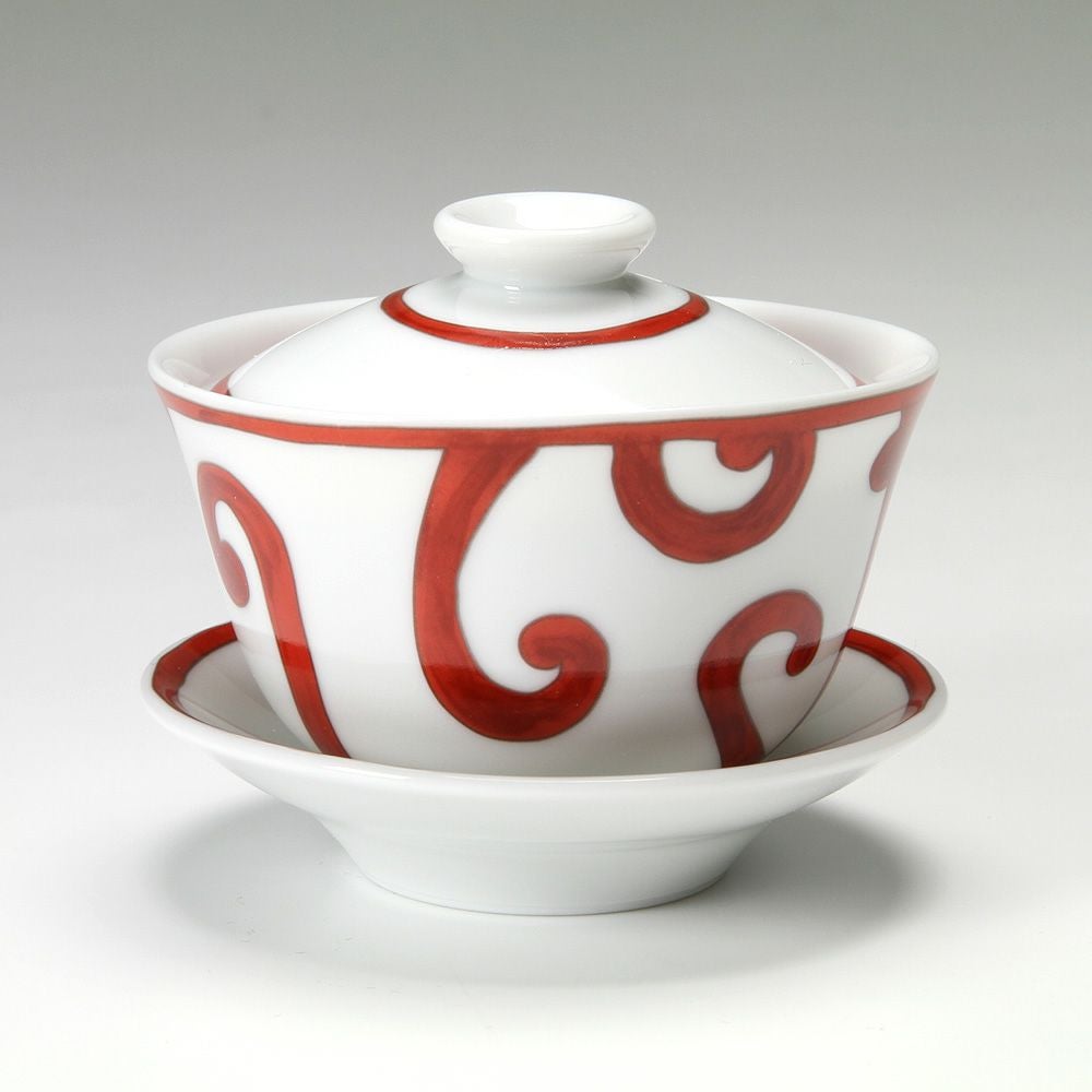 エルメス（HERMES） ガダルキヴィール コレクション アジアティック ティーカップ（ふた、ソーサー付） 130ml