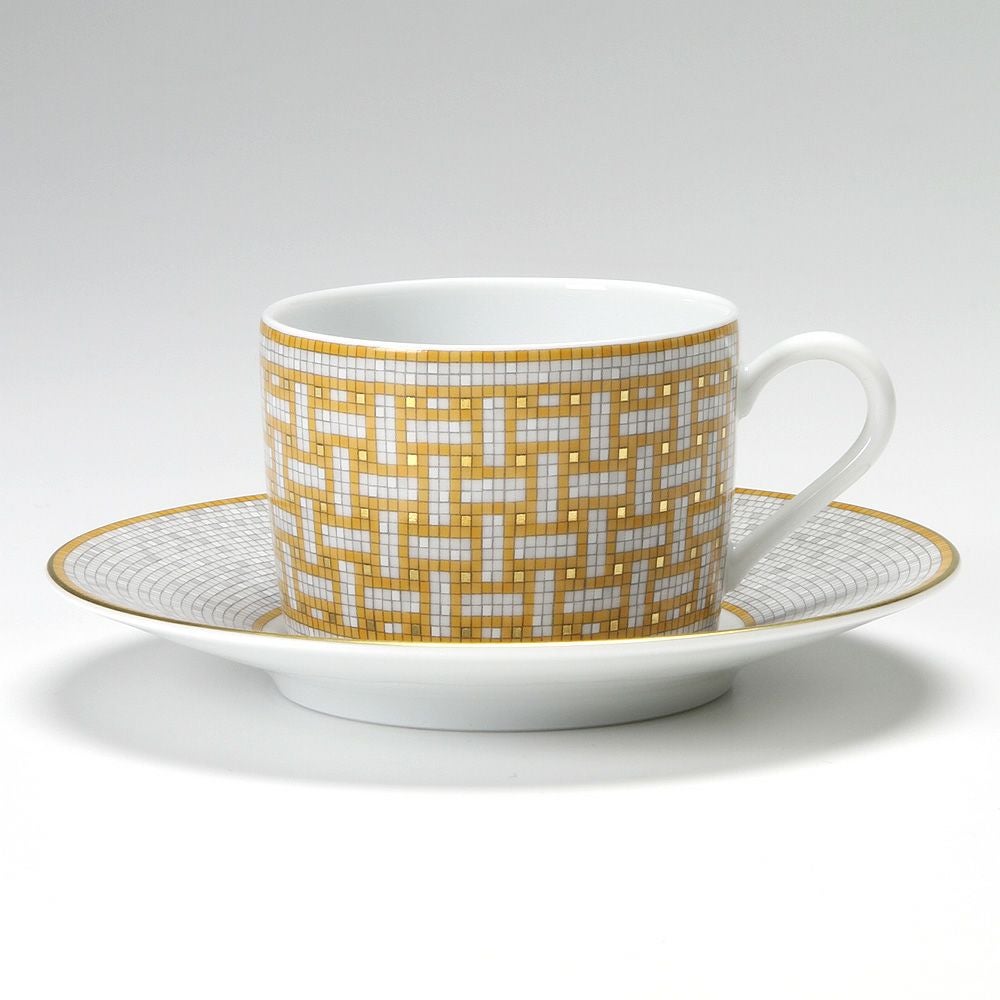 エルメス（HERMES） モザイク ヴァンキャトル ティーカップ＆ソーサー 160ml