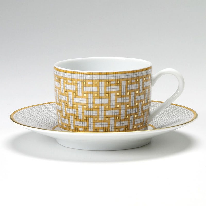 エルメス（HERMES） モザイク ヴァンキャトル ティーカップ＆ソーサー 160ml