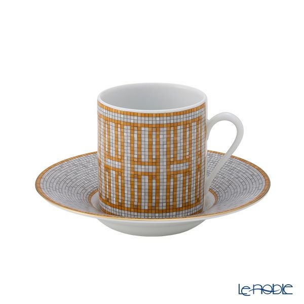 エルメス（HERMES） モザイク ヴァンキャトル コーヒーカップ＆ソーサー 100ml