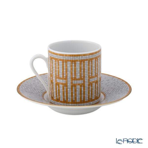 エルメス（HERMES） モザイク ヴァンキャトル コーヒーカップ＆ソーサー 100ml