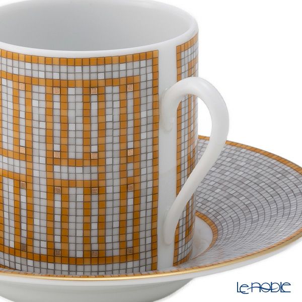 エルメス（HERMES） モザイク ヴァンキャトル コーヒーカップ＆ソーサー 100ml