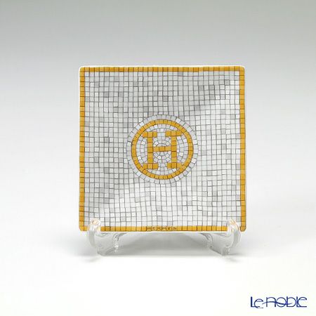 エルメス（HERMES） モザイク ヴァンキャトル プチカレ（プレート） 7×7cm No.1
