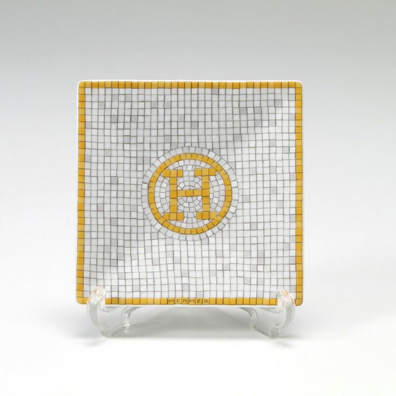 エルメス（HERMES） モザイク ヴァンキャトル プチカレ（プレート） 7×7cm No.1