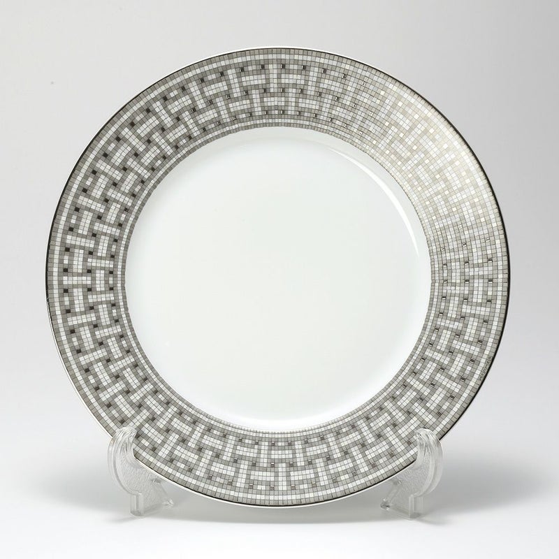 エルメス（HERMES） モザイク ヴァンキャトル プラチナ アメリカンディナープレート 27.5cm