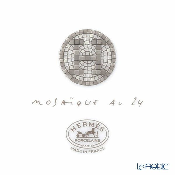 エルメス（HERMES） モザイク ヴァンキャトル プラチナ デザートプレート 21cm