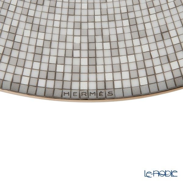 エルメス（HERMES） モザイク ヴァンキャトル プラチナ スーププレート 22cm 035013P