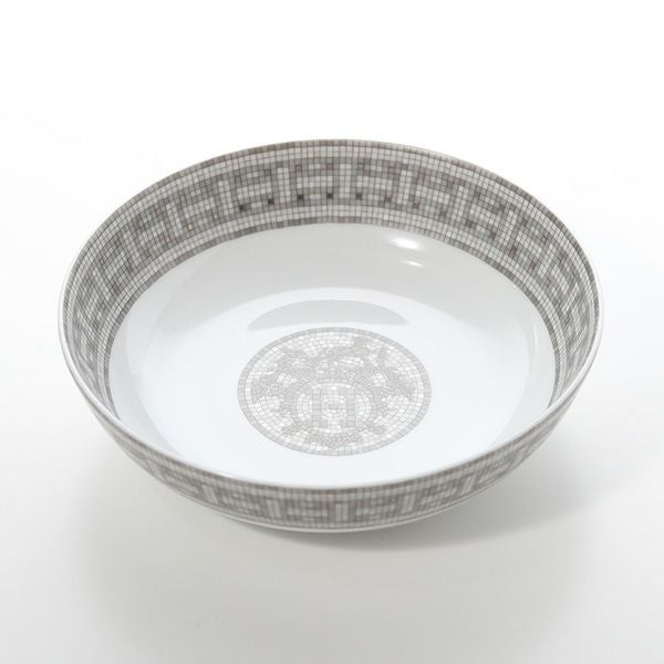 エルメス（HERMES） モザイク ヴァンキャトル プラチナ シリアルプレート 17cm