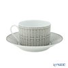 エルメス（HERMES） モザイク ヴァンキャトル プラチナ モーニングカップ＆ソーサー 340ml