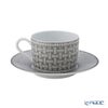 エルメス（HERMES） モザイク ヴァンキャトル プラチナ ティーカップ＆ソーサー 160ml