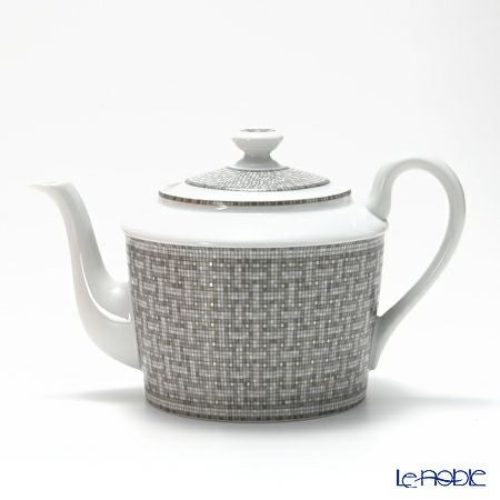 エルメス（HERMES） モザイク ヴァンキャトル プラチナ ティーポット 850ml 035018P