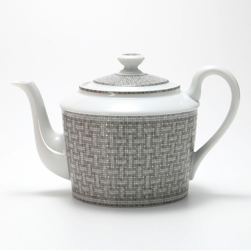 エルメス（HERMES） モザイク ヴァンキャトル プラチナ ティーポット 850ml 035018P