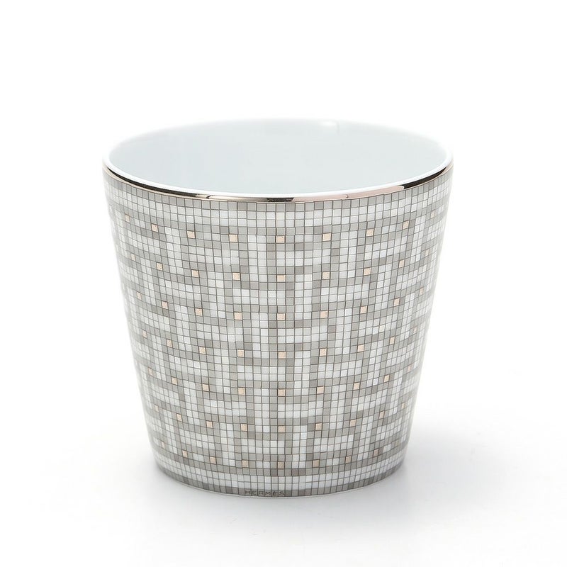 エルメス（HERMES） モザイク ヴァンキャトル プラチナ ゴブレット 7cm