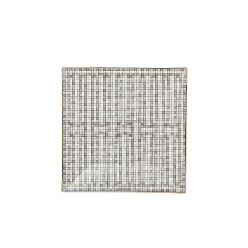 エルメス（HERMES） モザイク ヴァンキャトル プラチナ プチカレ（プレート） 11×11cm No.2