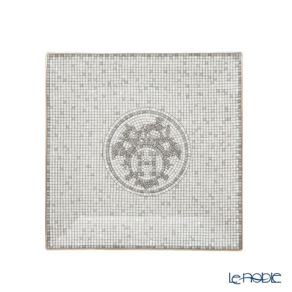 エルメス（HERMES） モザイク ヴァンキャトル プラチナ プチカレ（プレート） 15×15cm No.3 035043P