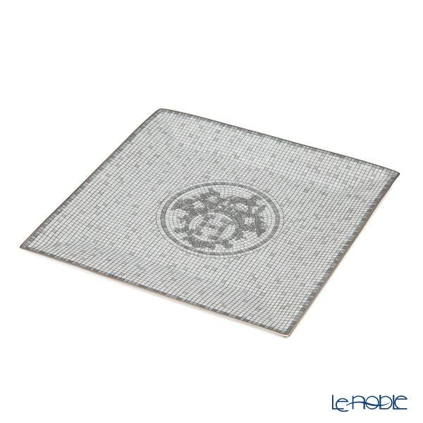 エルメス（HERMES） モザイク ヴァンキャトル プラチナ プチカレ（プレート） 15×15cm No.3 035043P
